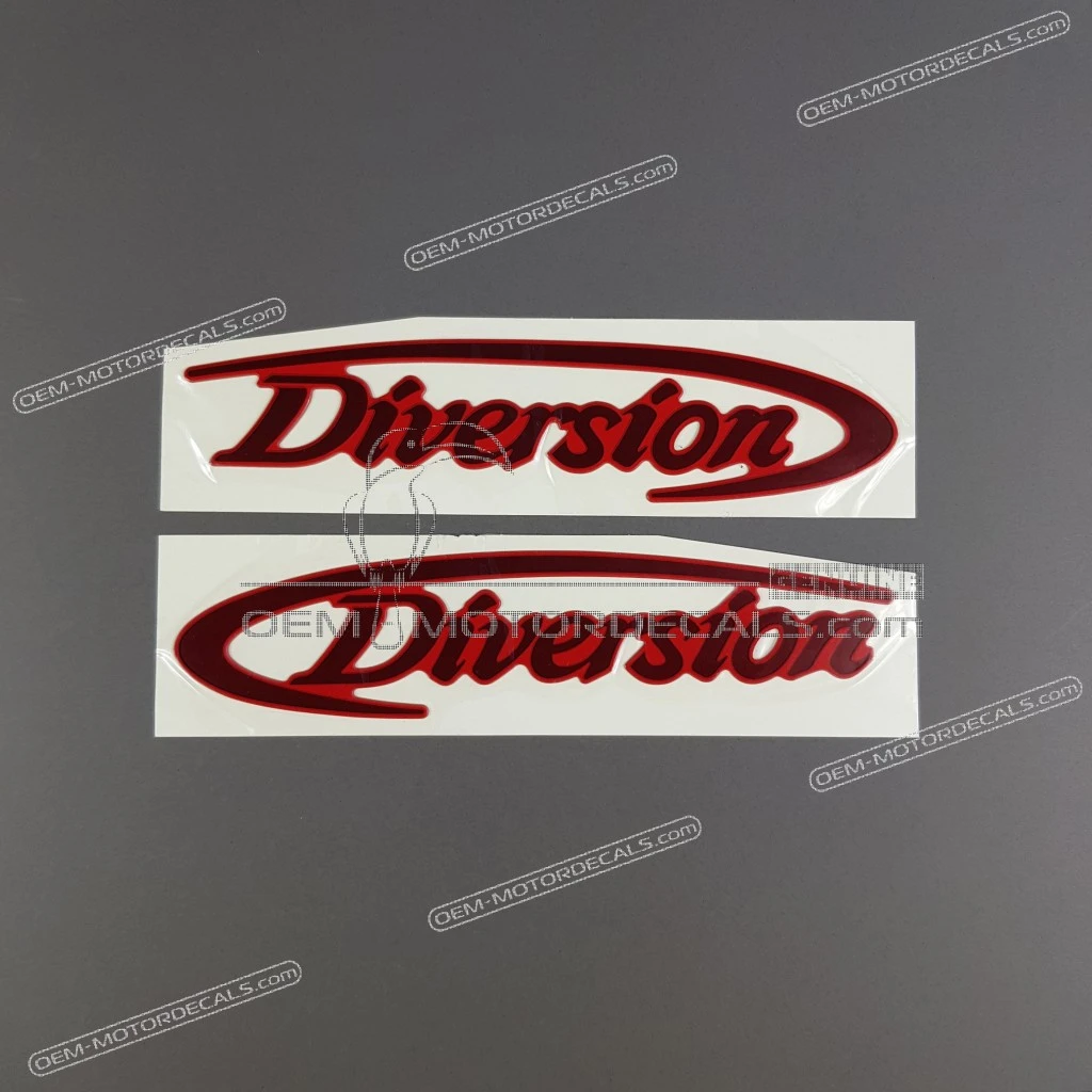 Yamaha XJ600S Diversion Set emblemi carenatura laterale YAMAHA OEM 4BR283086000