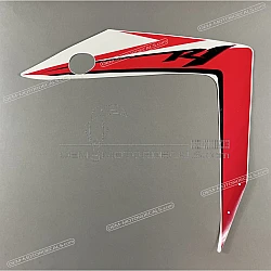 Side fairing R1 graphic, left side