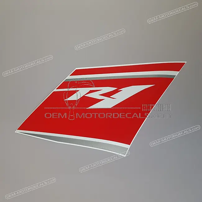 Yamaha YZF-R1 Naklejka R1 Prawa Owiewka Boczna OEM 4C8283924000