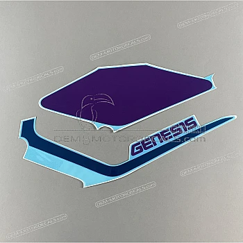 Kontpaneel stickerset, linkerkant