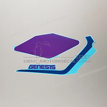 Kontpaneel stickerset, rechterkant