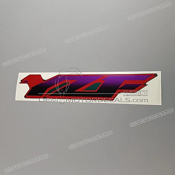 Side cowling decal