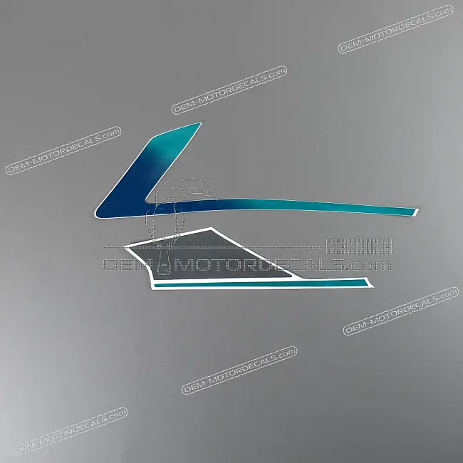 Yamaha TDR125 Zijkap sticker set 2 Rechterkant OEM 4FU2174L3000 Authentieke Fabriekssticker