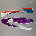 Side cowling decals set, right side