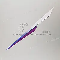 YAMAHA Naklejka na tylną owiewkę / zadupek, prawa strona 4KM-2173F-11-00