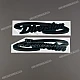 Jeu d'emblèmes Yamaha XJ900S Diversion pour flanc de carénage OEM 4KM283080000