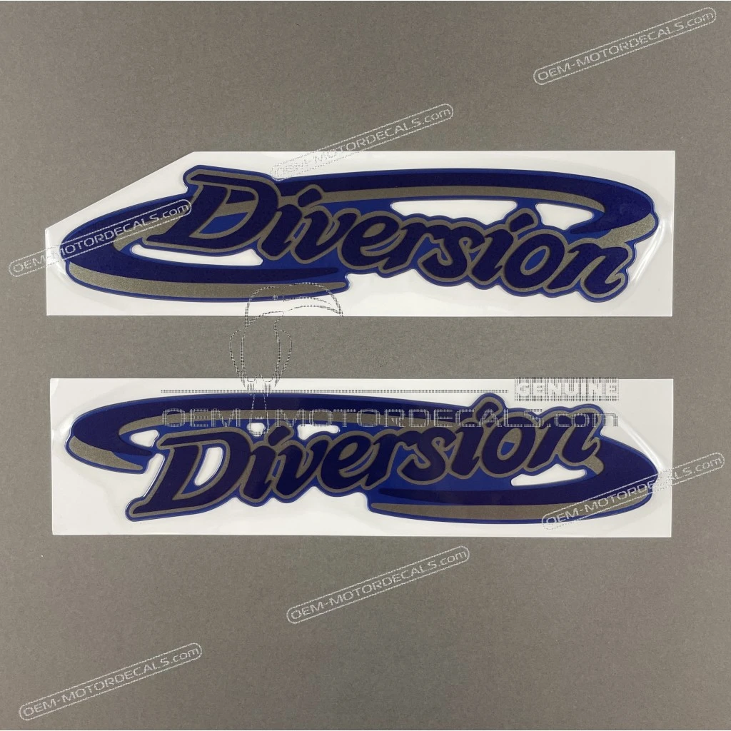 Yamaha XJ900S Diversion Set Emblemi Carenatura Laterale OEM 4KM283082000
