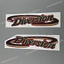 Diversion kuipdeel en tank embleem set