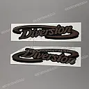 Zijpaneel stickers, set