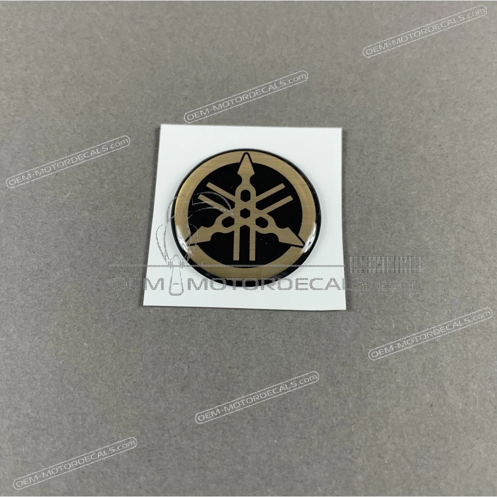Yamaha YZF-R1 Side Cover and Front Cowling Tuning Fork Emblem OEM 4KN2836B2000