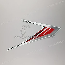 Frame cowling decal, left side