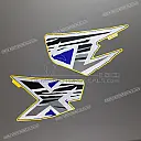 Set di adesivi serbatoio XT600E