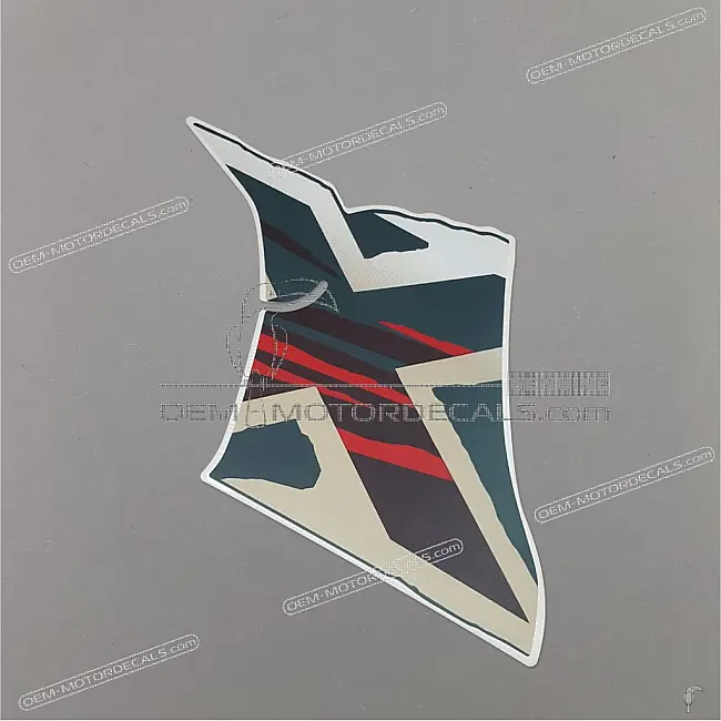 Genuine Yamaha XT600E Side Cowling Graphic Left Side OEM 4PT242462000 Factory Original Decal for Motorcycle Restoration