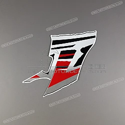Side cowling decal, right side