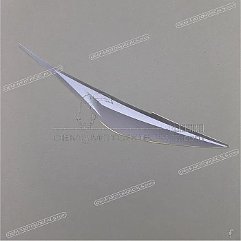 Frame cowling decal, left side