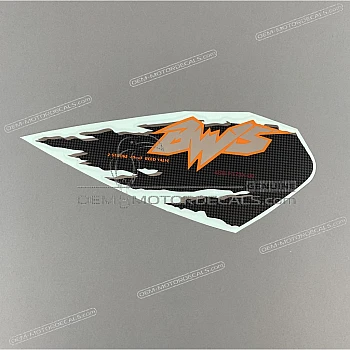 Side cowling decal, left side