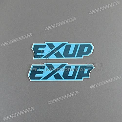 Belly pan decal, set