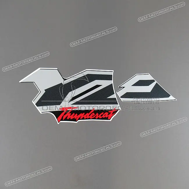Yamaha YZF600R THUNDERCAT Set Adesivi Carenatura Inferiore Lato Sinistro OEM 4TV283040000 Ricambio Originale
