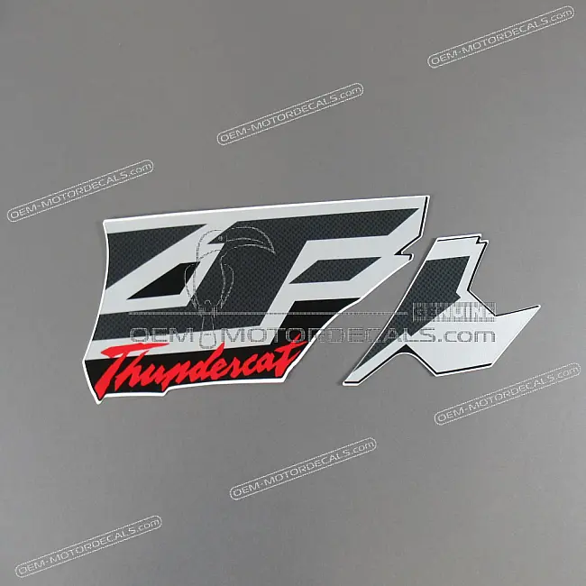 Yamaha YZF600R THUNDERCAT Set Adesivi Carenatura Inferiore Destra Lato Destro OEM 4TV283050000