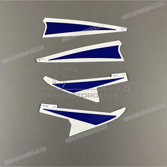 Yamaha TDM850 Seitenverkleidung und Heckverkleidung Aufklebersatz OEM 4TX242407000