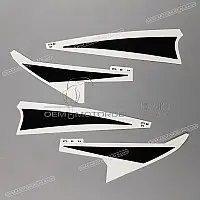 YAMAHA Jeu d'autocollants pour carénage et réservoir TDM Twin 850 Yamaha 4TX-24240-80-00