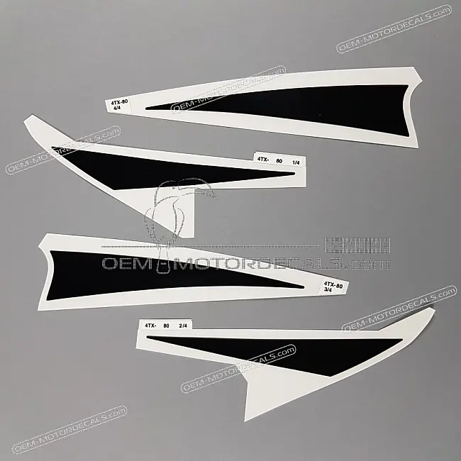 Yamaha TDM850 TDM Twin 850 Set Grafiche Carenatura e Serbatoio OEM 4TX242408000