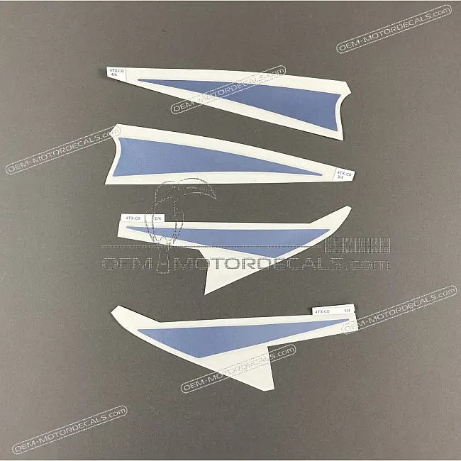 Yamaha TDM850 Kraftstofftank und Seitenverkleidung Aufklebersatz OEM 4TX24240C000