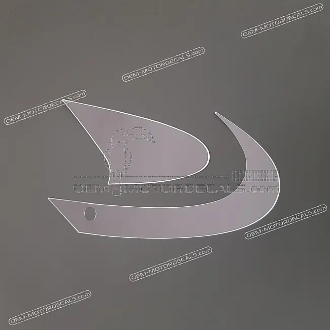 Yamaha TDM850 Unterverkleidung Aufklebersatz linke Seite OEM 4TX283013000 Originalaufkleber