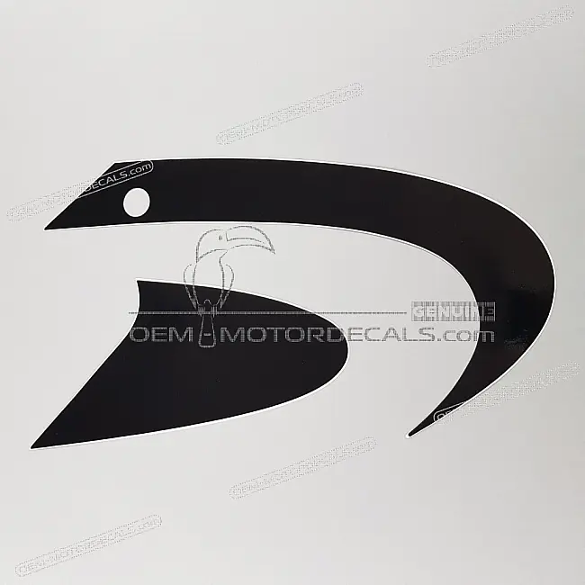 Original Yamaha TDM850 Aufklebersatz für untere Verkleidung rechts, rechte Seite OEM 4TX283030000 Originalteil