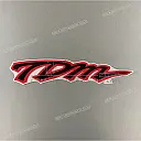 Emblemat na lewą owiewkę boczną TDM850 Yamaha