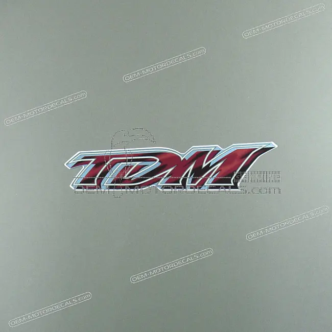 Yamaha TDM850 Kraftstofftank-Abdeckung Emblem rechte Seite OEM 4TX28338B000