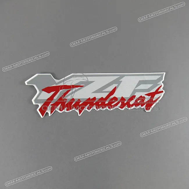 Yamaha YZF600R Thundercat Zijkap Sticker Linkerkant Origineel 4WD283911000