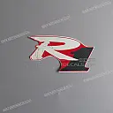 Emblème R1 de coque arrière