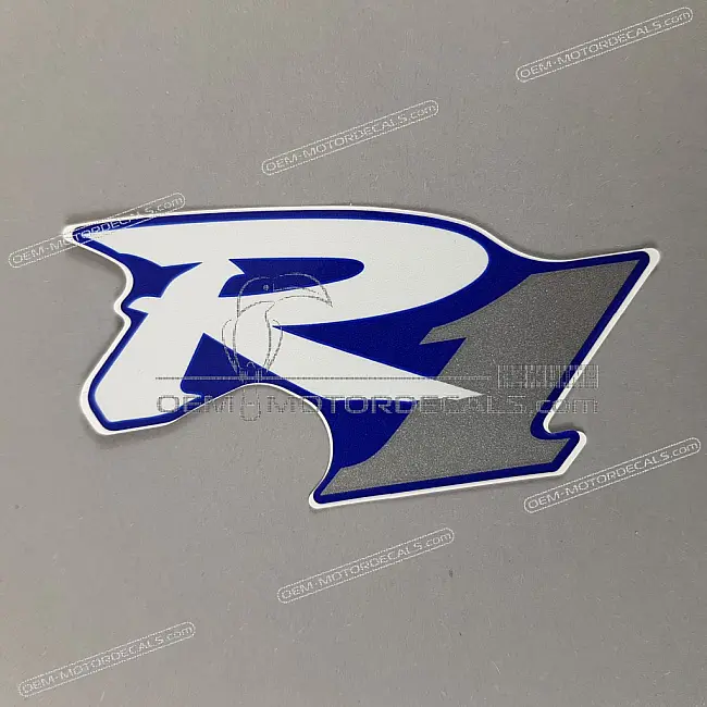 Yamaha YZF-R1 Emblemat R1 Owiewka Przednia Lewa OEM 4XV-28315-10-00