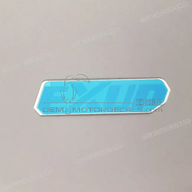 Emblema EXUP Yamaha YZF-R1 Carenado Lateral OEM 4XV-28338-50-00 Adhesivo Gráfico Original de Fábrica