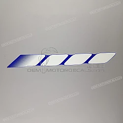 Belly pan decal, left side