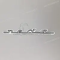 YAMAHA Autocollant carénage arrière queue 5AD-F1781-00-00