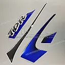 Tank cover stickerset, linkerkant