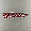 Left fairing TDM850 emblem, left side