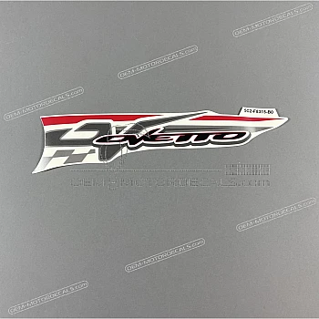 Side cowling decal
