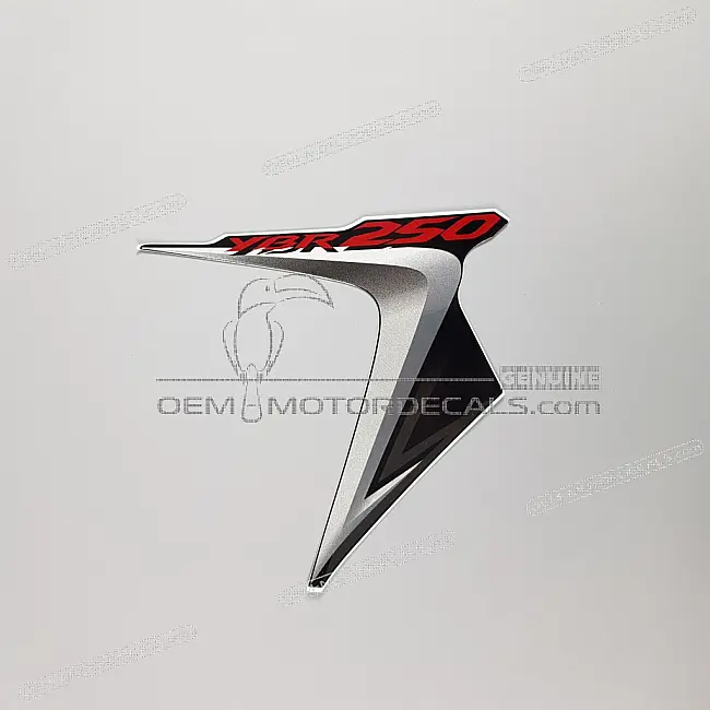 Yamaha YBR250 Verkleidungsaufkleber rechts OEM 5D1F137P0000 Original Klebevinyl