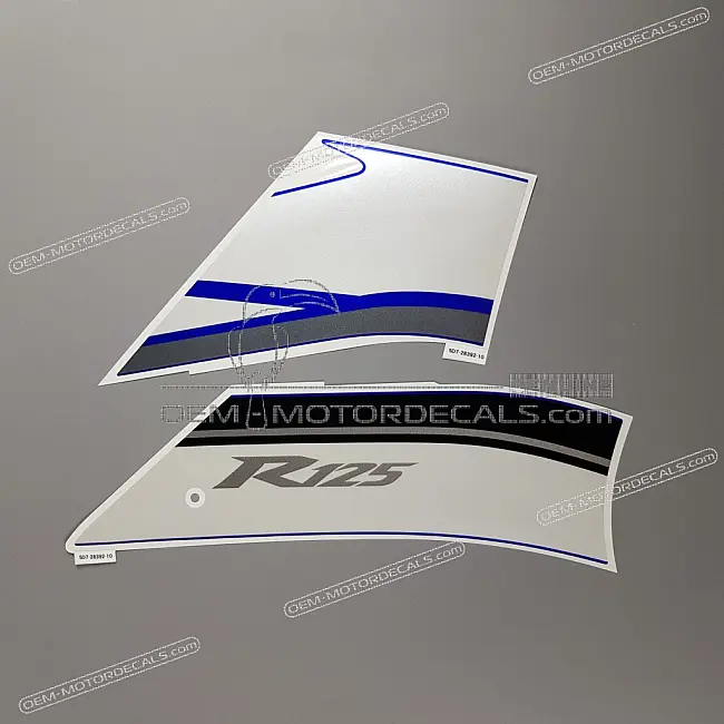 Autocollant Yamaha YZF-R125 flanc de carénage droit côté droit OEM 5D7283921000