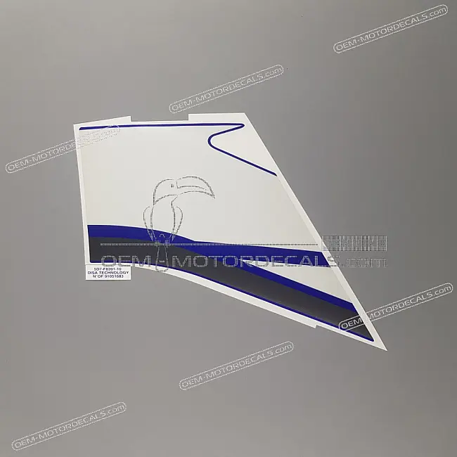 Autocollant Yamaha YZF-R125 Flanc Carénage Côté Gauche OEM 5D7F83911000
