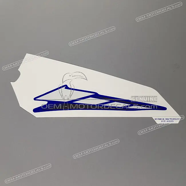 Autocollant Yamaha YZF-R125 flanc de carénage gauche OEM 5D7F83913000 sticker vinyle usine authentique pour carénage