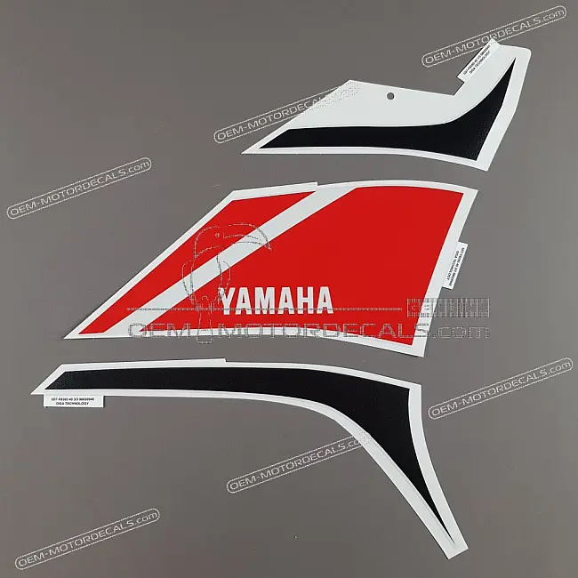 Autocollant flanc de carénage Yamaha YZF-R125 côté droit OEM 5D7F83924000
