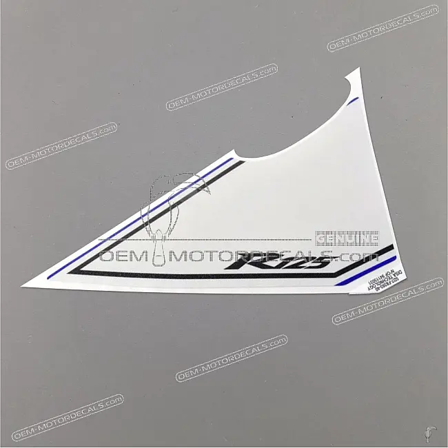 Autocollant Yamaha YZF-R125 Carénage Avant Côté Gauche OEM 5D7F83934000
