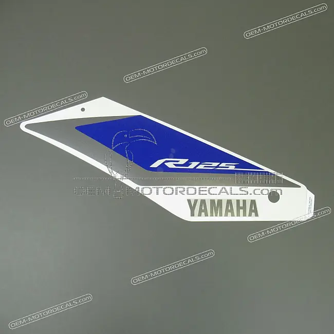 Yamaha YZF-R125 Left Side Fairing Graphic Left Side OEM 5D7F83984000
