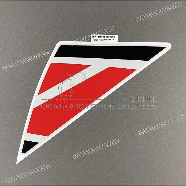 Autocollant Yamaha YZF-R125 carénage droit côté droit OEM 5D7F839F2000