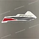 Yamaha YZF-R125 Naklejka na owiewkę boczną 10 Lewa Strona Oryginalna Fabryczna OEM 5D7F839G3000