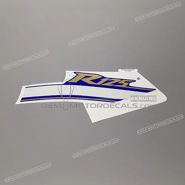 Autocollant de carénage gauche Yamaha YZF-R125 Côté gauche OEM 5D7F839G4000